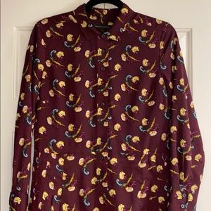 Banana Republic size 10 Petite colorful dress